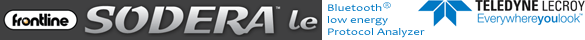 Frontline SODERA LE - Bluetooth Low Energy Protocol Analyzer