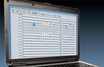 Serialtest - display notebooku